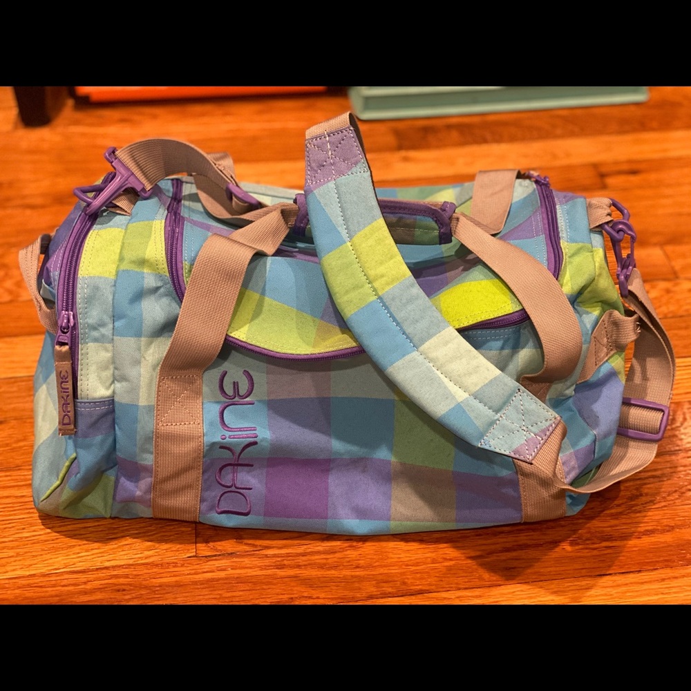Dakine EQ Bag 31L Duffle- Ginger Blue Green Plaid